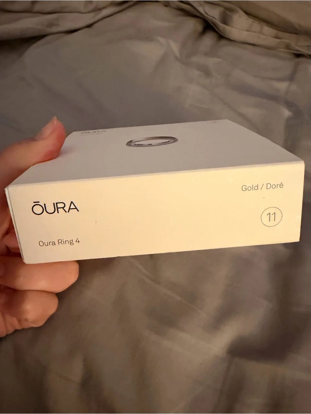 Aura Ring 4 Gold Women’s Smart Health & Fitness Tracker Ring